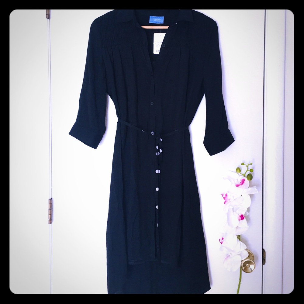 Simple Vera Black  Casual  Dress, size Small